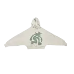 Graphic Figure Cropped Hoodie