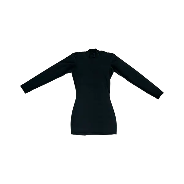 NRF WOMENSWEAR : BLACK LONG SLEEVES DRESS