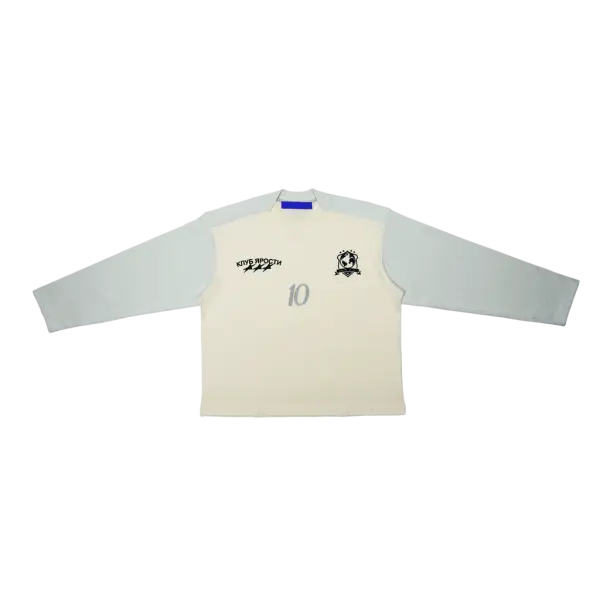 N.R.F.C : CLUB OF FURY L/S JERSEY T-SHIRT TWO TONE