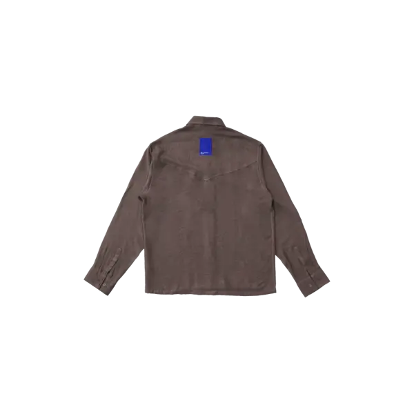 NRF : FLOWY L/S SHIRT CHOCOLATE