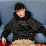 SISBURMA NPLH Double-Layer Reversible Rectangle Hoodie